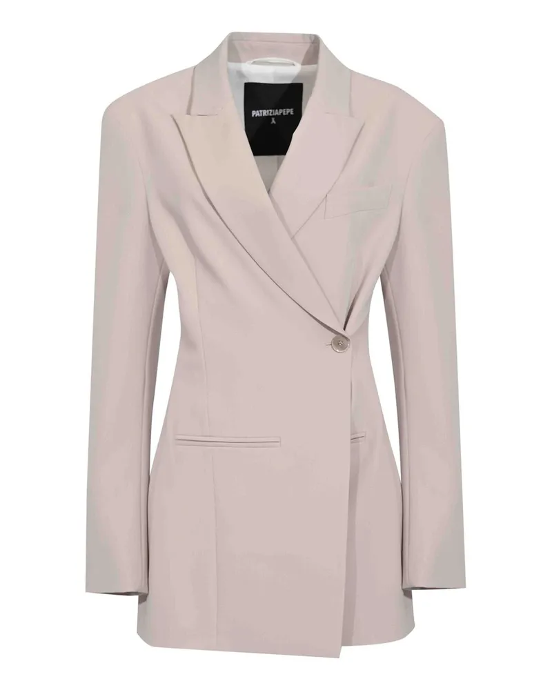 Patrizia Pepe Jeansjacke - Hellgrau Hellgrau