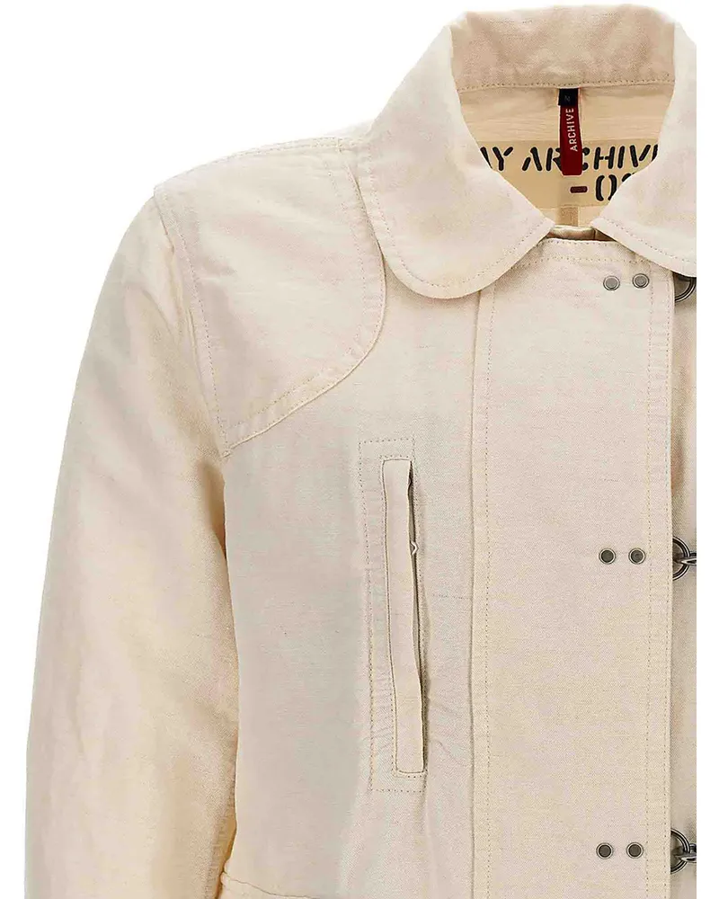 Fay Casualjacke - Beige Weiß