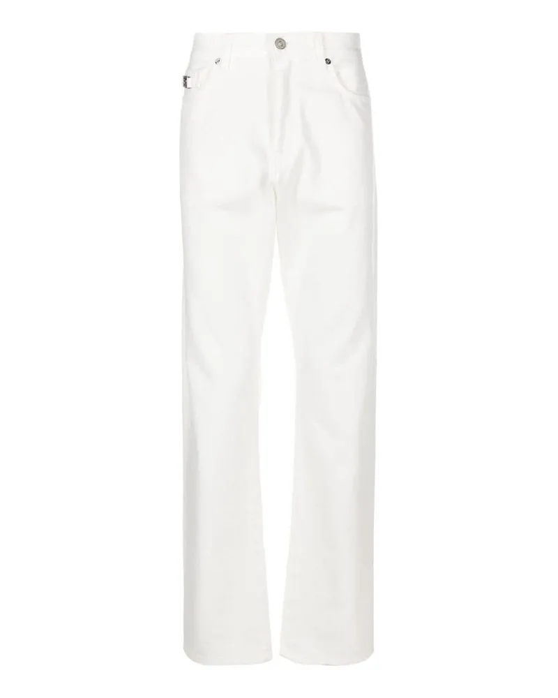 Versace Straight Leg Jeans - Weiß Weiß