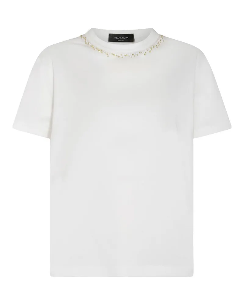 Fabiana Filippi T-Shirt - Weiß Weiß