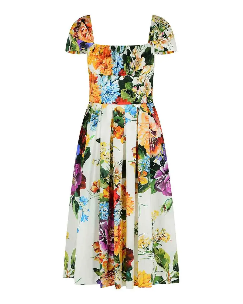 Dolce & Gabbana Knielanges Kleid - Bunt Bunt