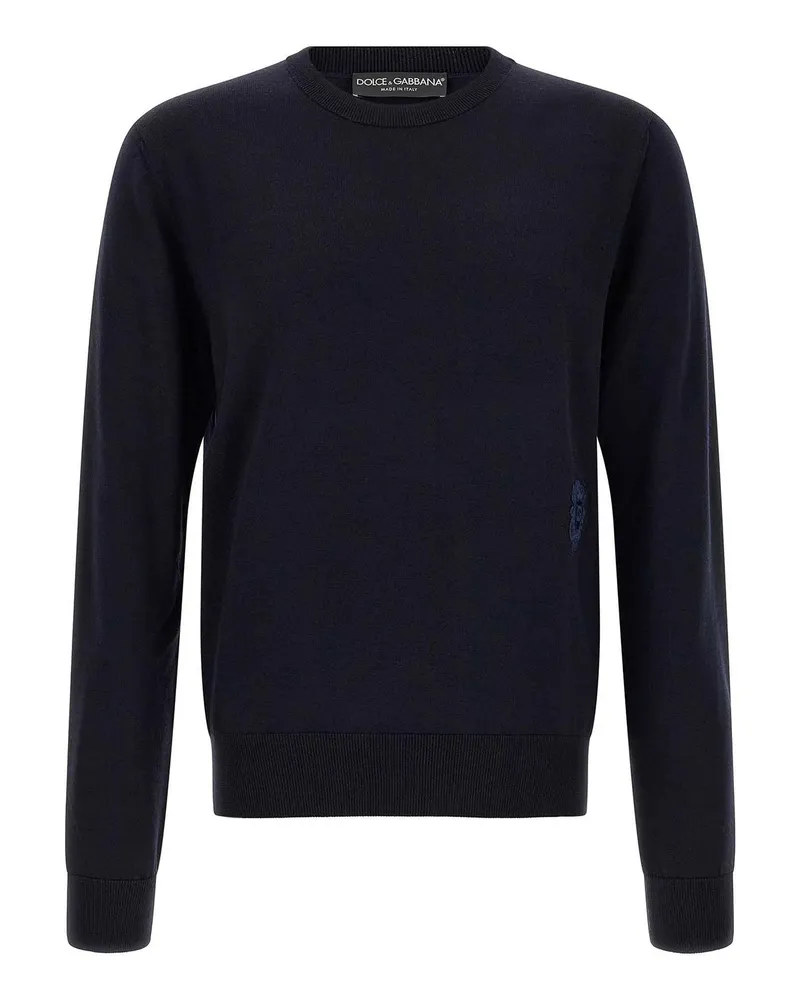 Dolce & Gabbana Rundhalspullover - Blau Blau