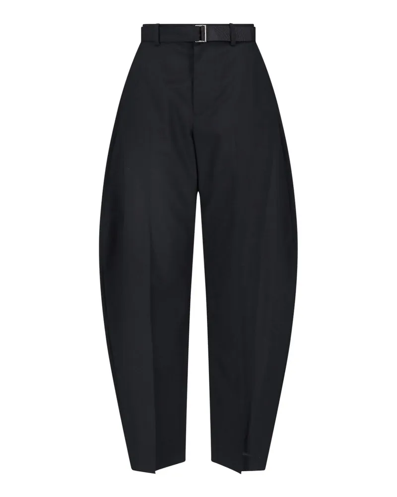 Sacai Casual Hose - Schwarz Schwarz