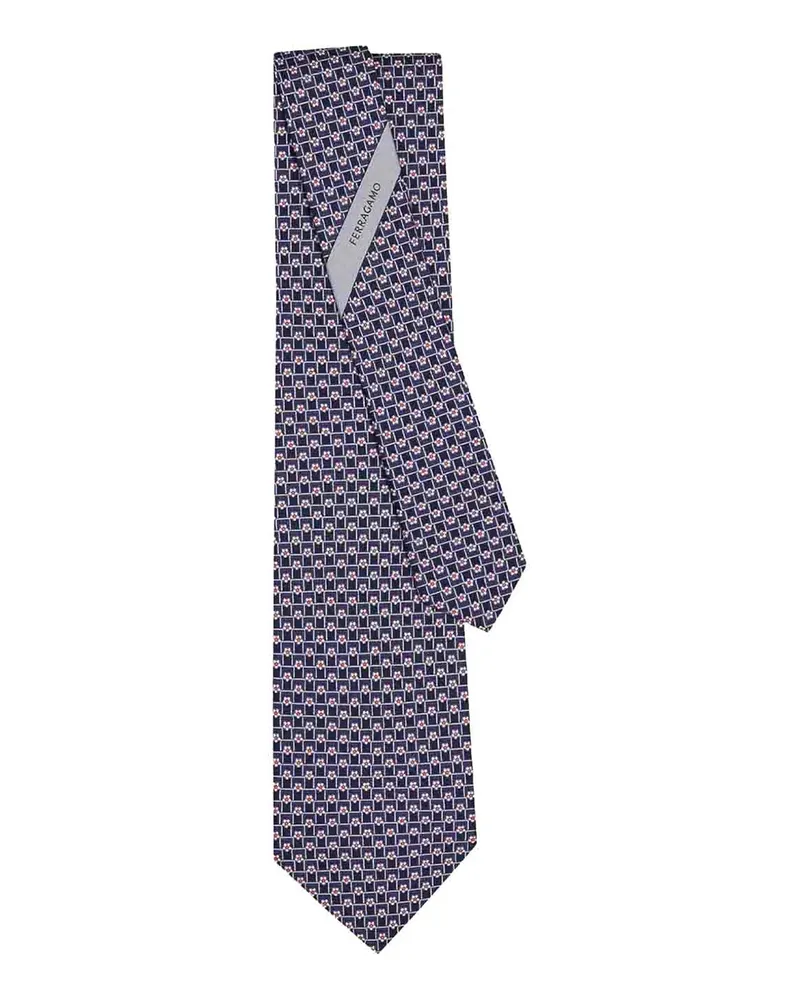Ferragamo Krawatte - Blau Blau