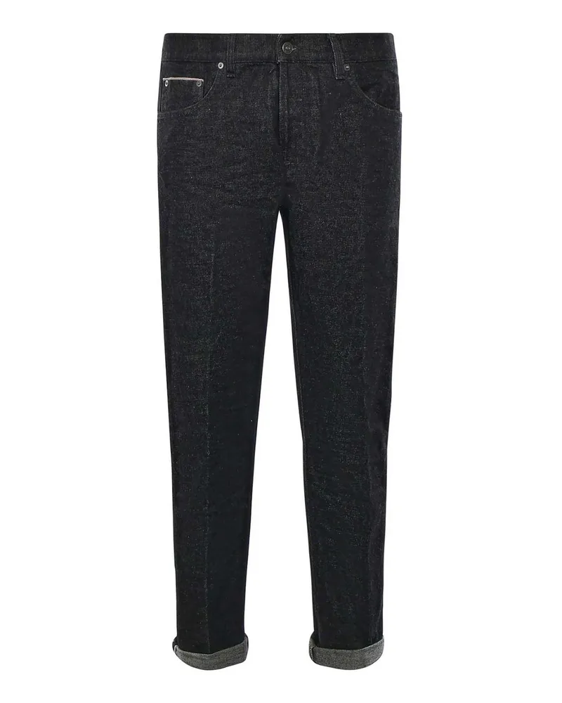 Dondup Straight Leg Jeans - Schwarz Schwarz