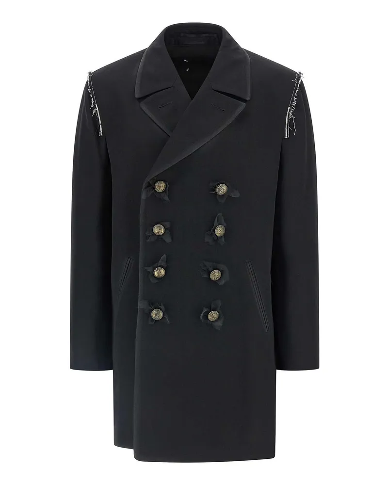 Maison Margiela Daunenmantel - Schwarz Schwarz