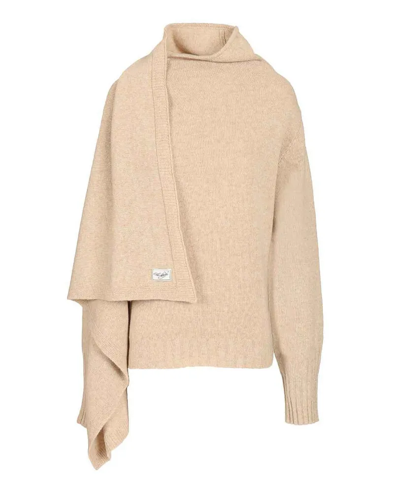 ATTICO Rundhalspullover - Beige Beige