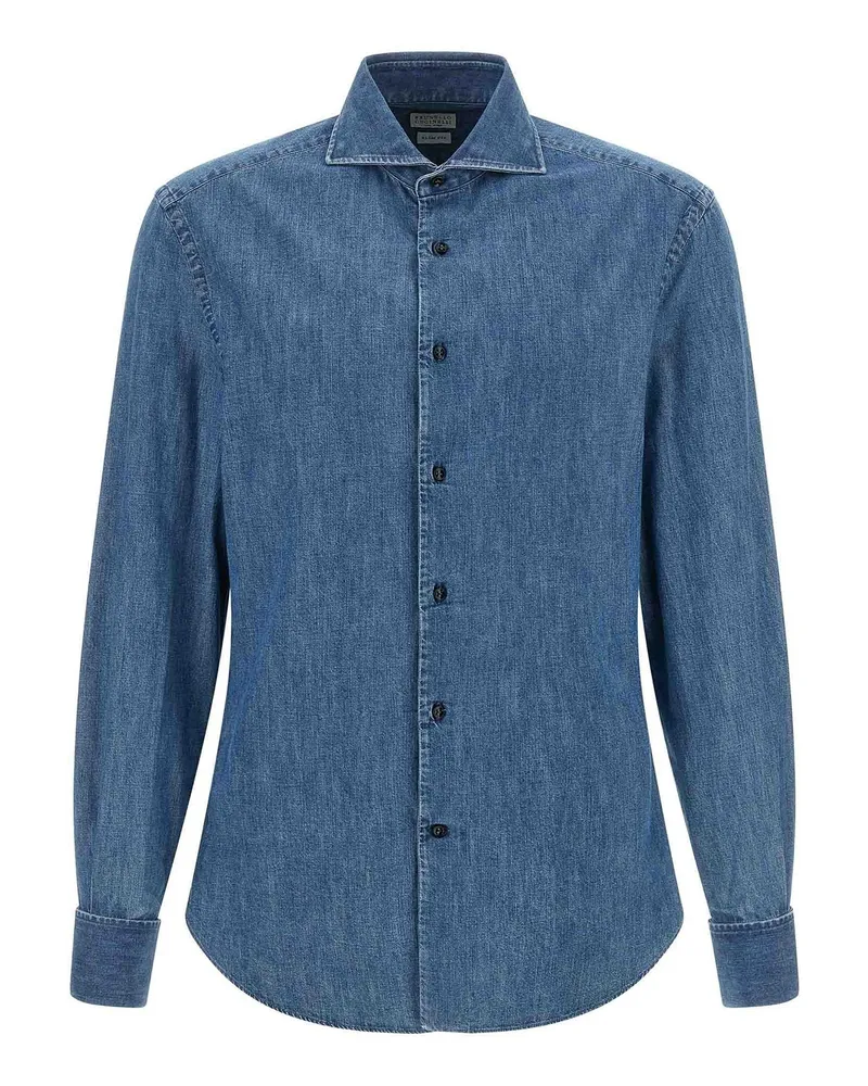 Brunello Cucinelli Hemd - Blau Blau