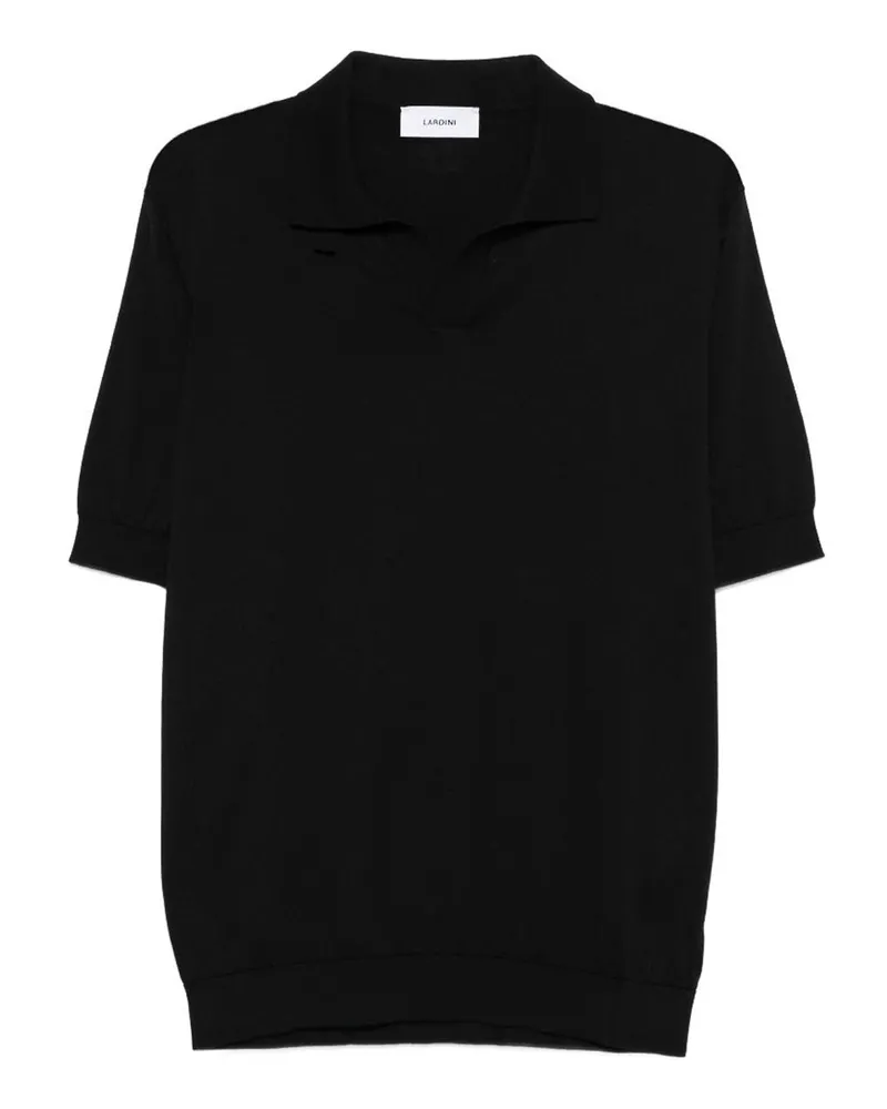 LARDINI Poloshirt - Schwarz Schwarz