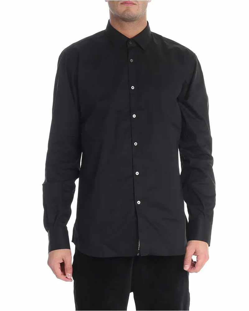 Karl Lagerfeld Hemd - Schwarz Schwarz