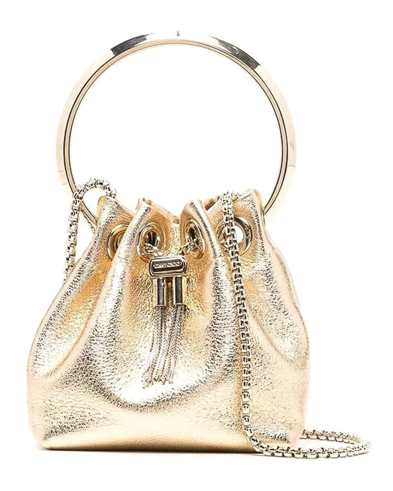 Jimmy Choo Schultertasche - Gold Gold