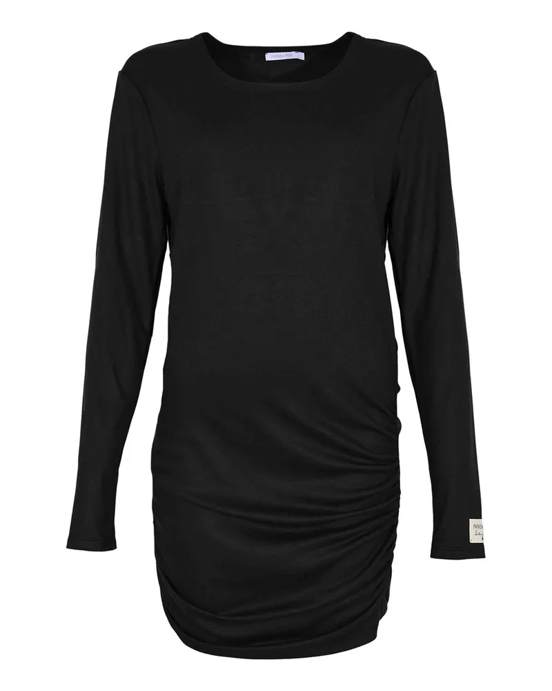 Patrizia Pepe Kurzes Kleid - Schwarz Schwarz