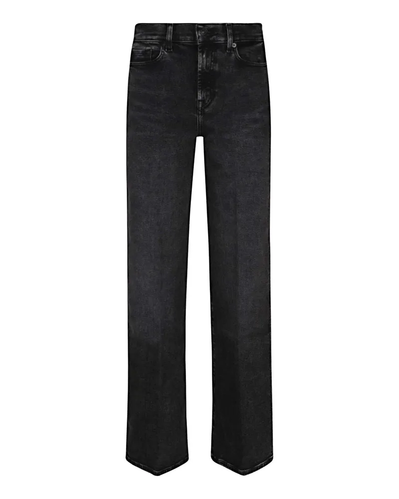 7 for all mankind Straight Leg Jeans - Schwarz Schwarz