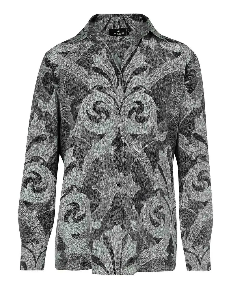 Etro Hemd - Grau Grau