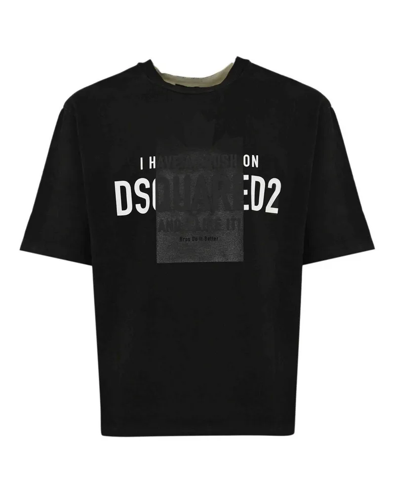 Dsquared2 T-Shirt - Schwarz Schwarz