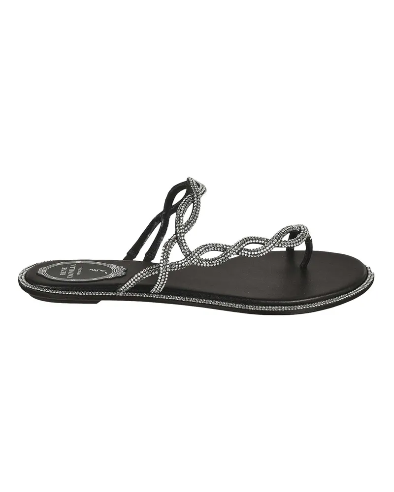 René Caovilla Sandalen - Schwarz Schwarz