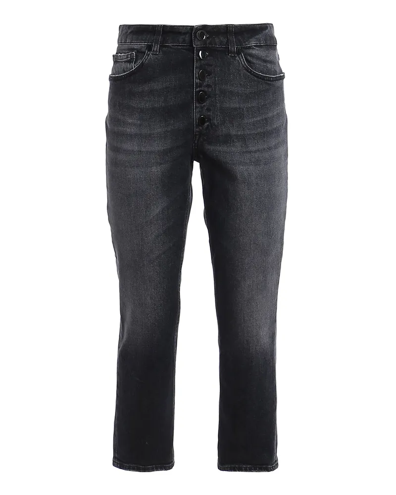 Dondup Straight Leg Jeans - Schwarz Schwarz