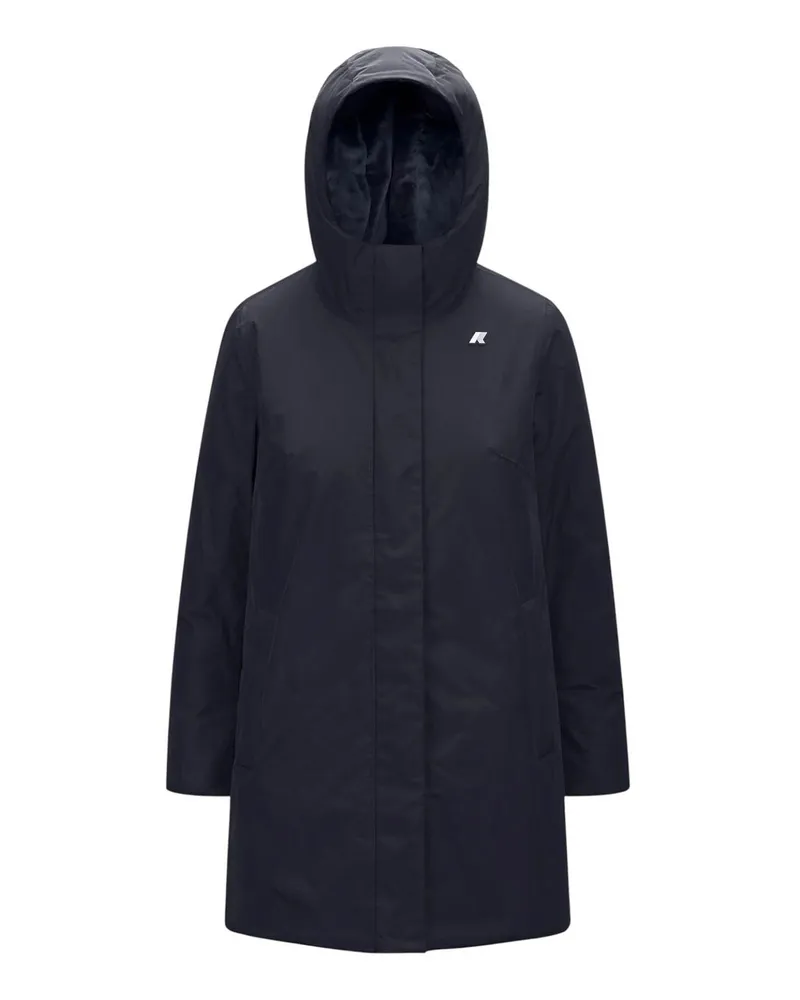 K-Way Knielanger Mantel - Blau Blau