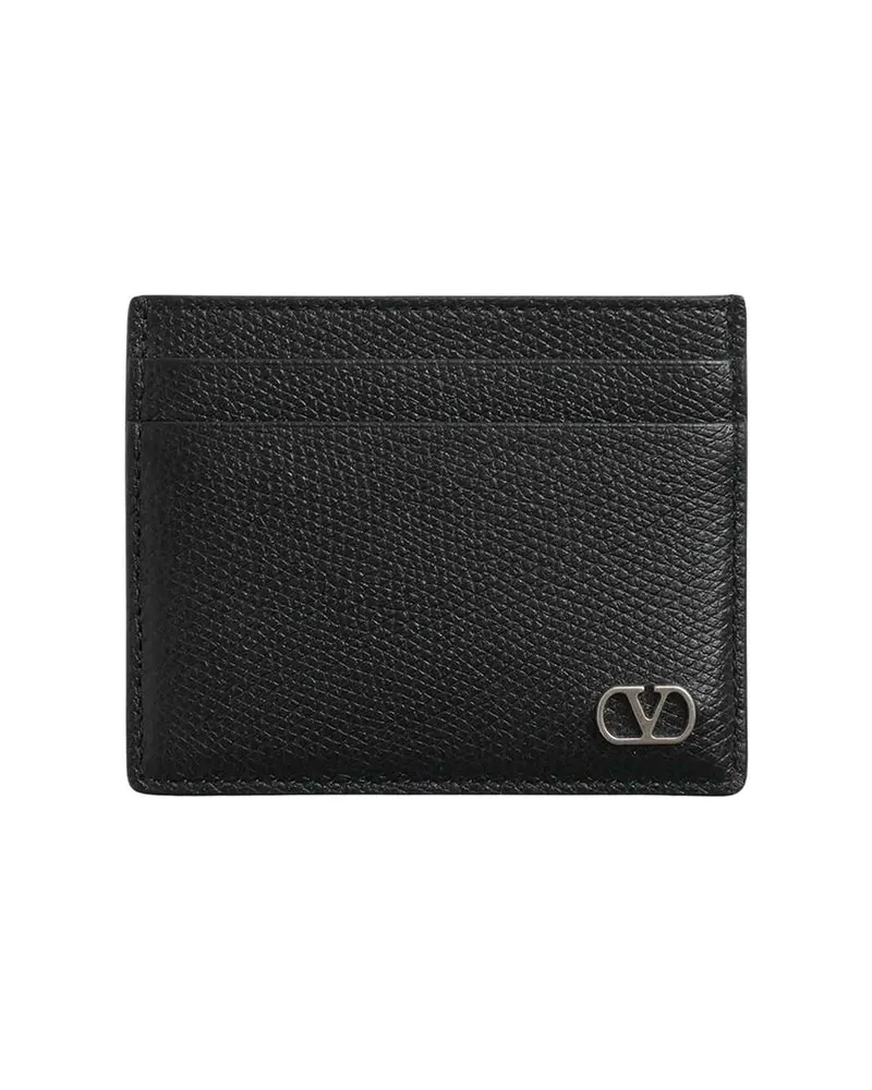 Valentino Garavani Portemonnaie - Schwarz Schwarz