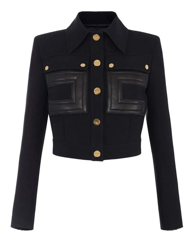 Elisabetta Franchi Casualjacke - Schwarz Schwarz
