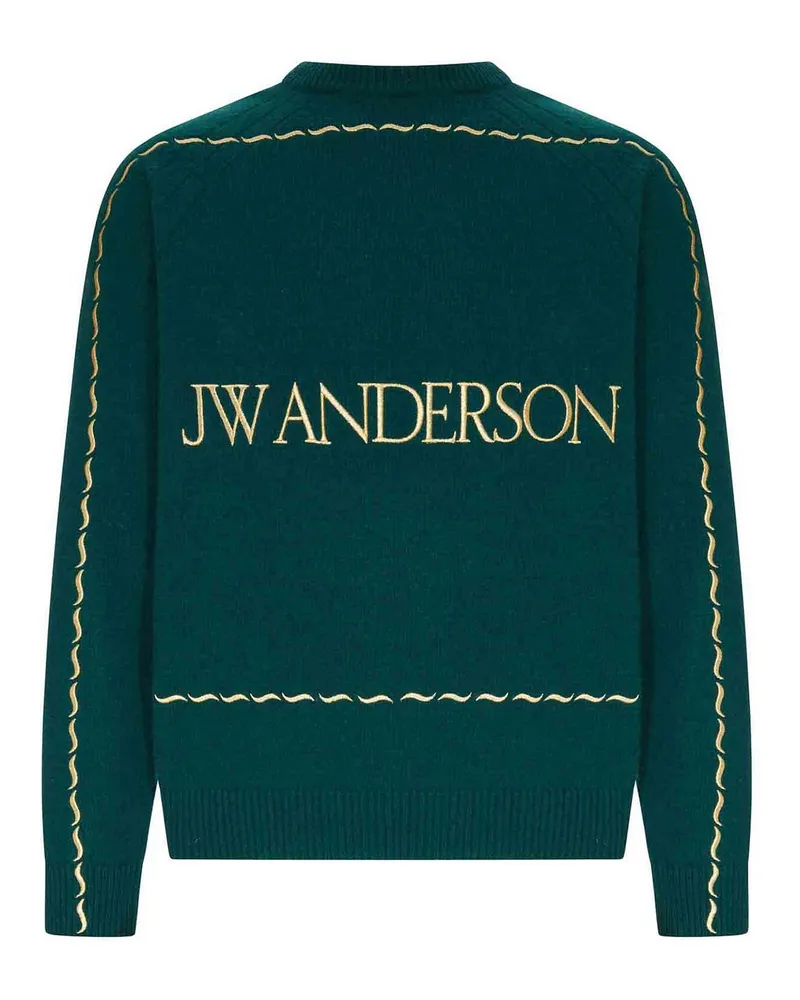J.W.Anderson J. W. Anderson Rundhalspullover - Grün Grün