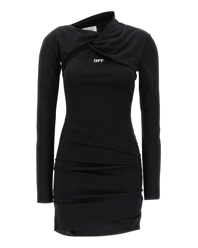 OFF-WHITE Knielanges Kleid - Schwarz Schwarz