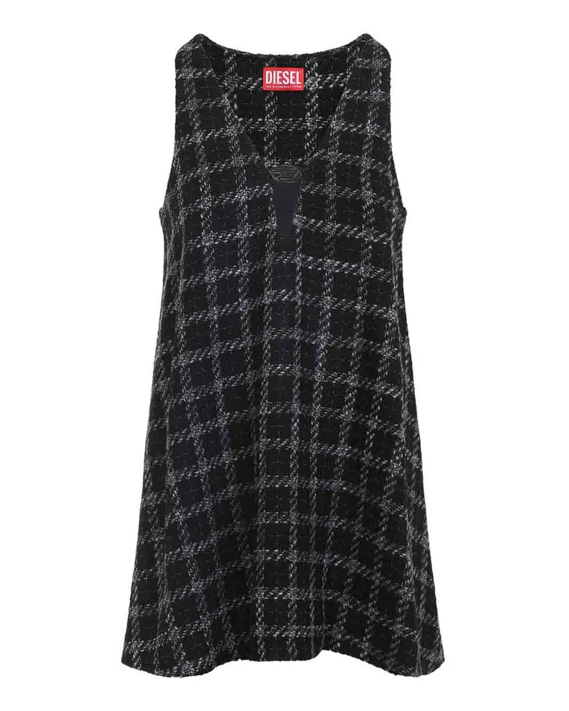 Diesel Kurzes Kleid - Schwarz Schwarz