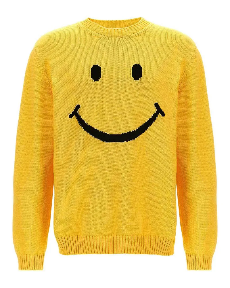 Moschino Rundhalspullover - Gelb Gelb