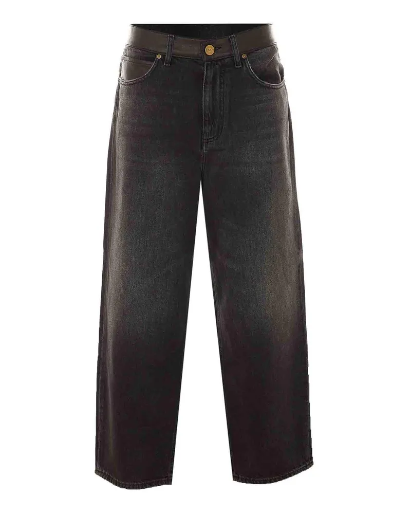 Mulberry Straight Leg Jeans - Schwarz Schwarz