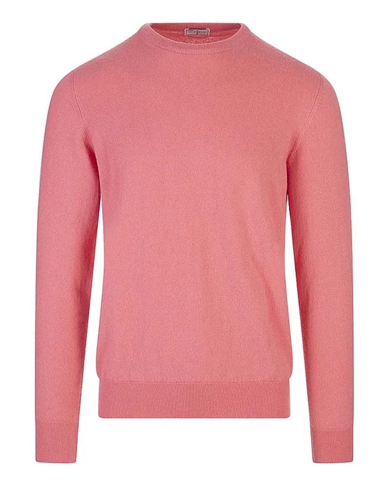 Fedeli Rundhalspullover - Rosa Rosa