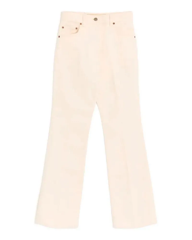 Valentino Garavani Schlagjeans - Creme Creme