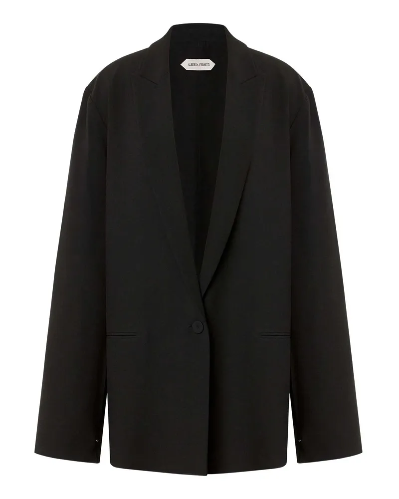 Alberta Ferretti Blazer - Schwarz Schwarz