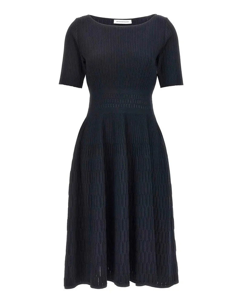 Antonino Valenti Knielanges Kleid - Blau Blau
