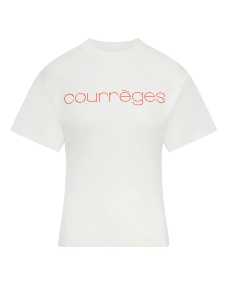 Courrèges T-Shirt - Weiß Weiß