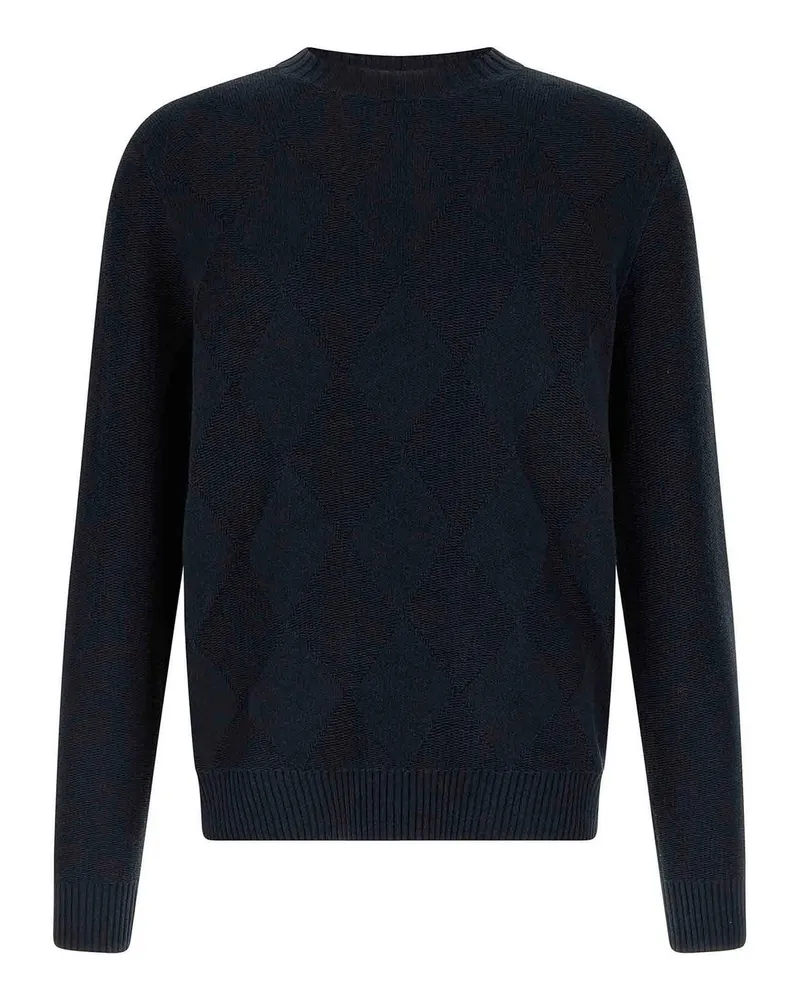 Ballantyne Rundhalspullover - Blau Blau