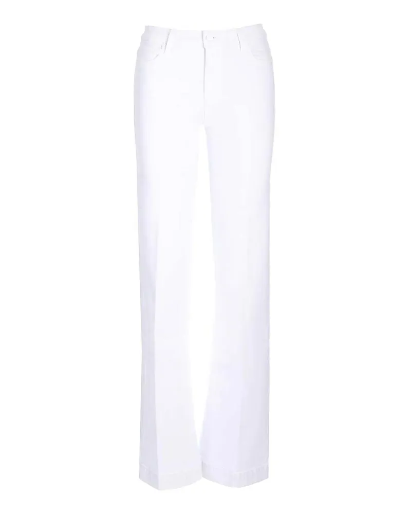 Paige Bootcut Jeans - Weiß Weiß
