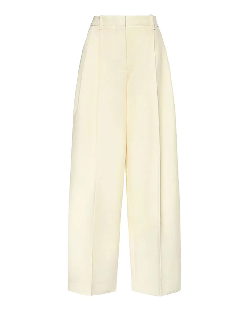 Jacquemus Casual Hose - Weiß Weiß
