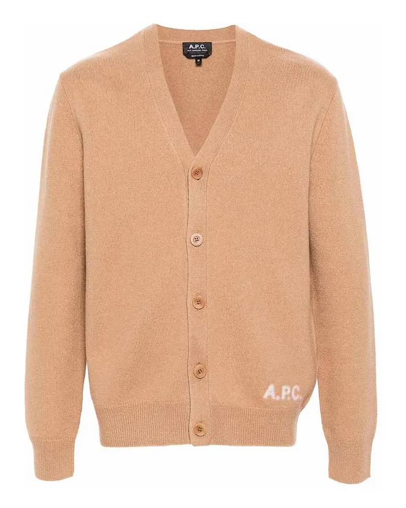 A.P.C. A. P.C. Rundhalspullover - Braun Braun