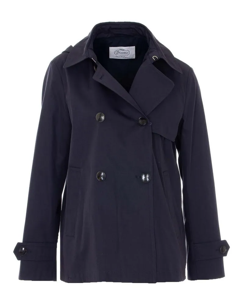 Herno Trenchcoat - Blau Blau