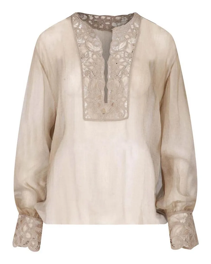 Ermanno Scervino Hemd - Beige Beige