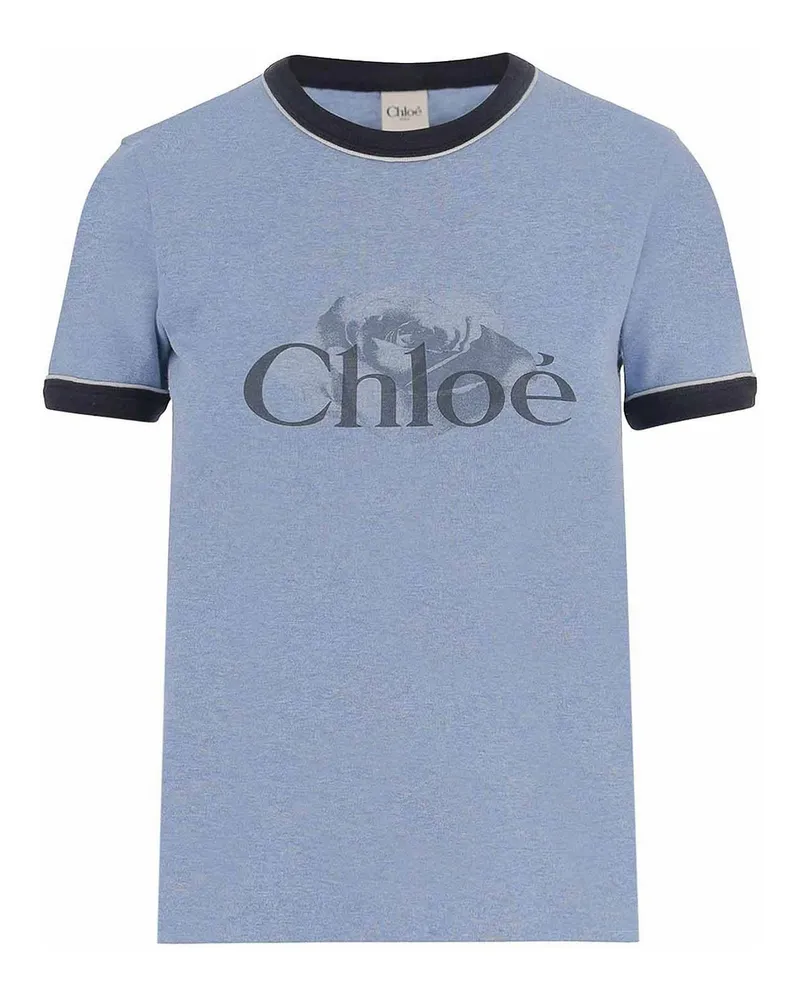 Chloé T-Shirt - Blau Blau