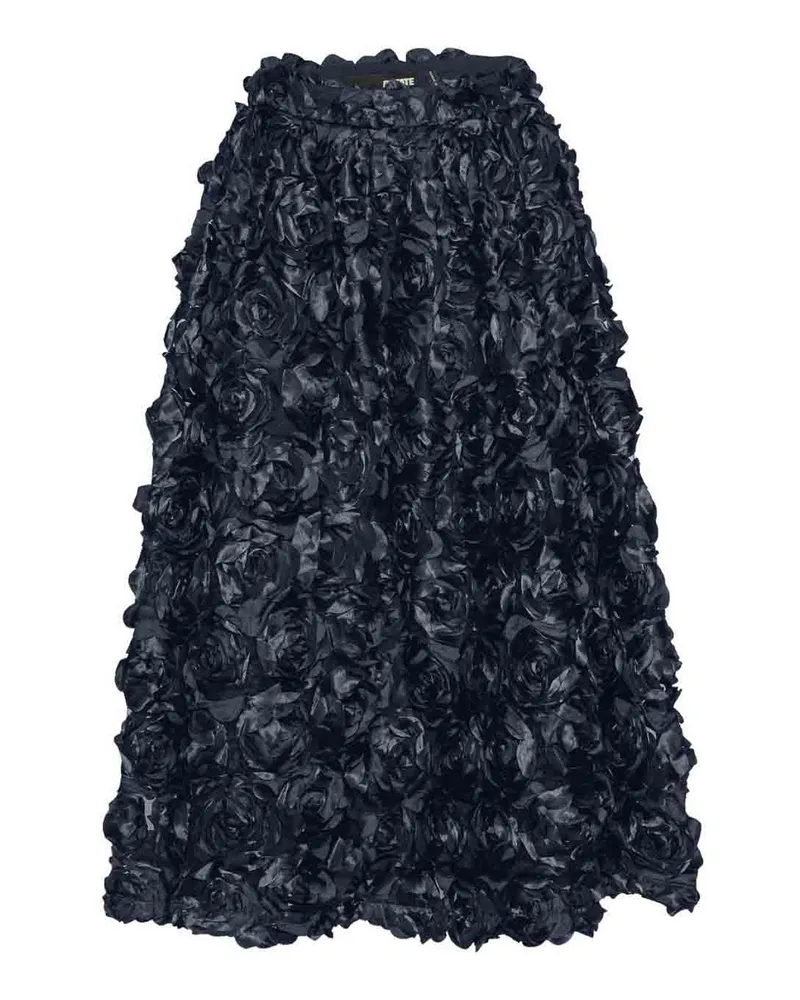 ROTATE Birger Christensen Langer Rock - Blau Blau