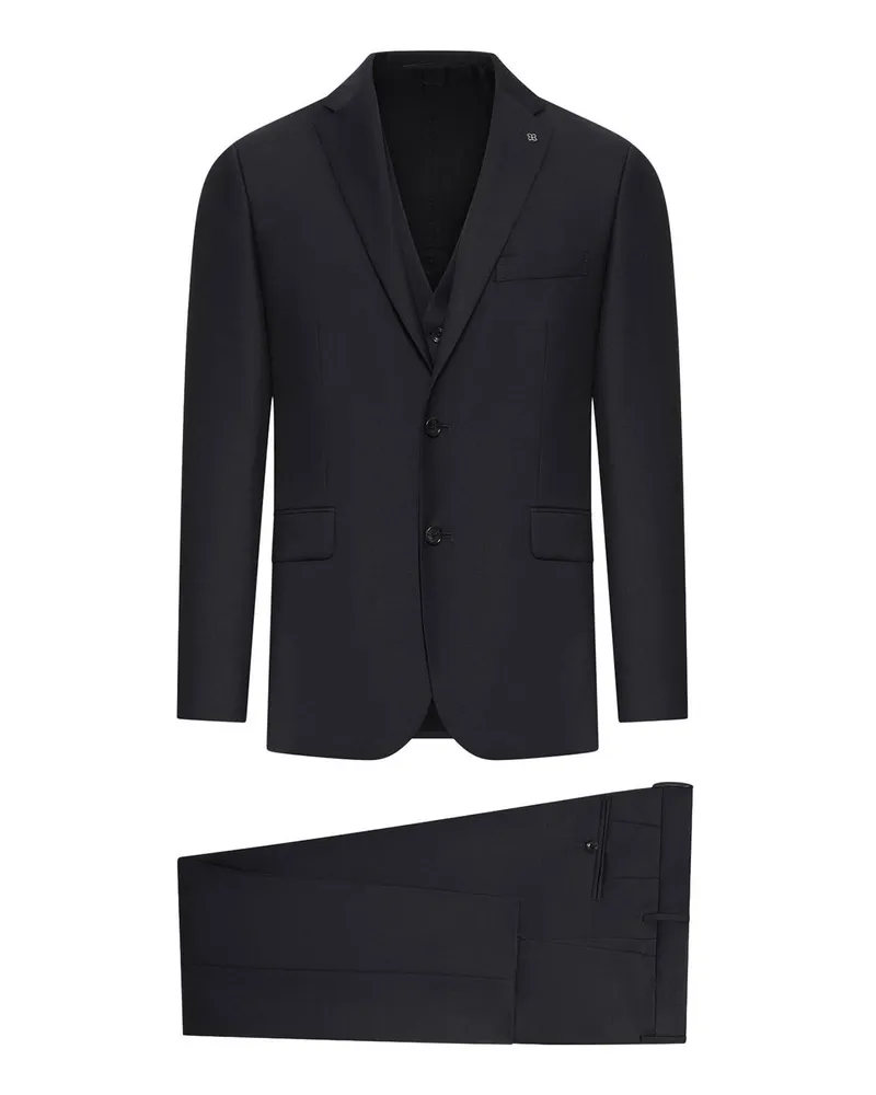 Tagliatore Eleganter Anzug - Schwarz Schwarz