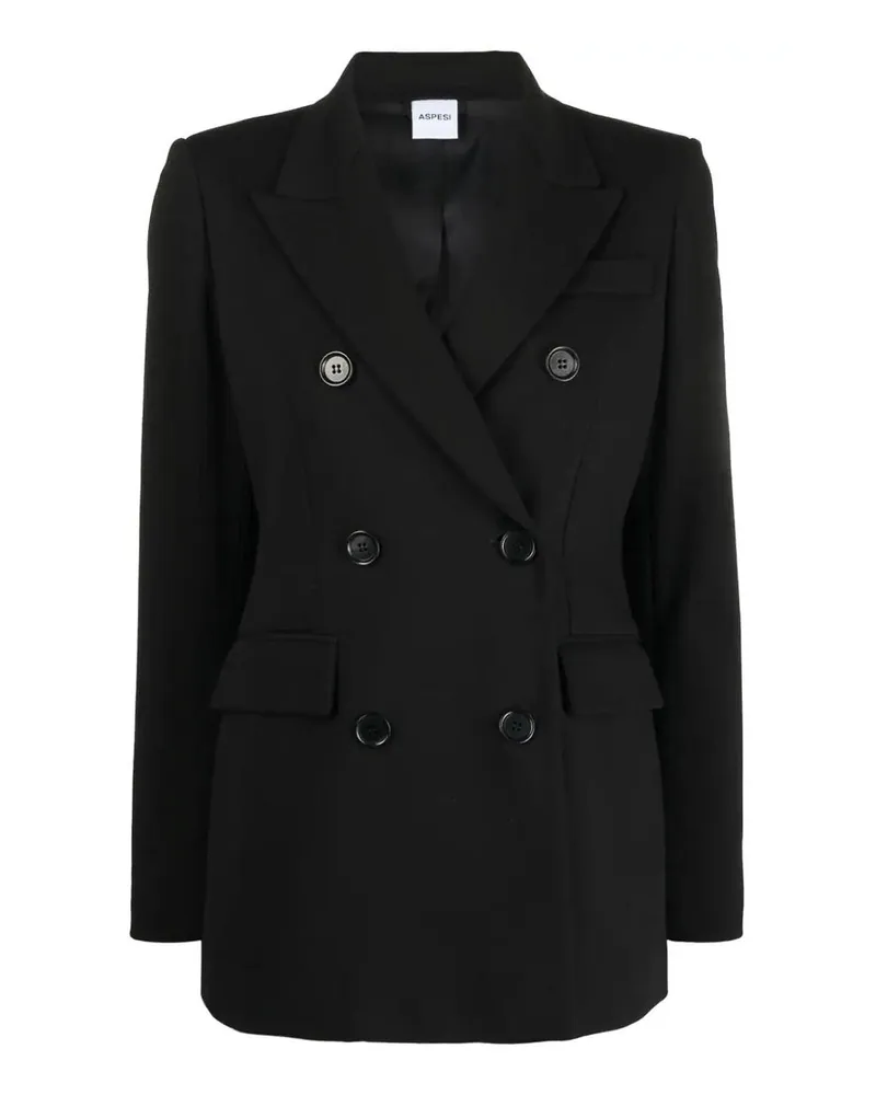 ASPESI Casualjacke - Schwarz Schwarz