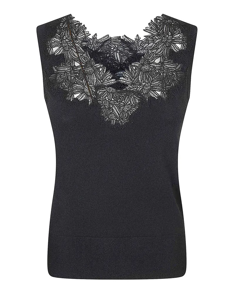 Ermanno Scervino Top - Schwarz Schwarz