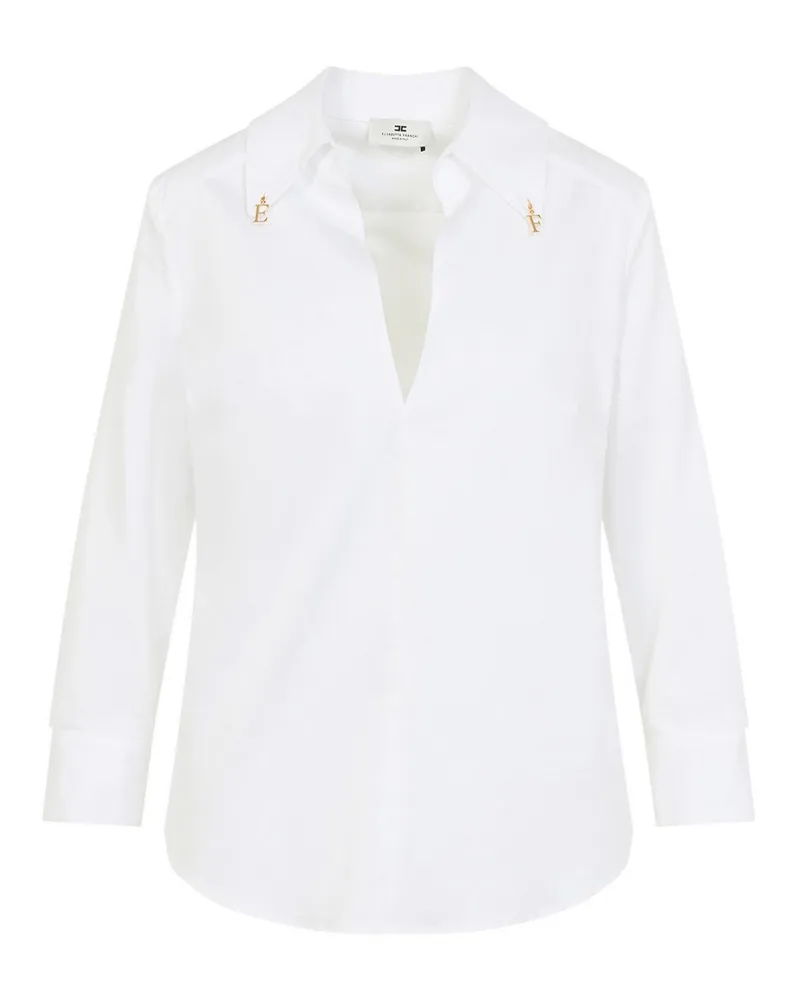 Elisabetta Franchi Hemd - Weiß Weiß