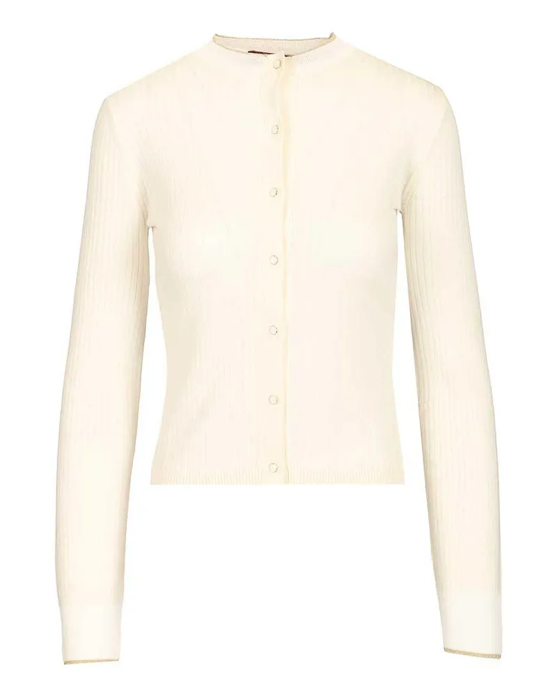 Max Mara Cardigan - Weiß Weiß