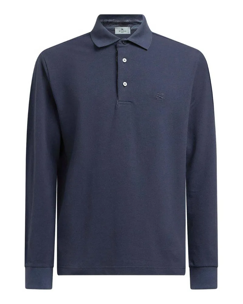 Etro Poloshirt - Blau Blau