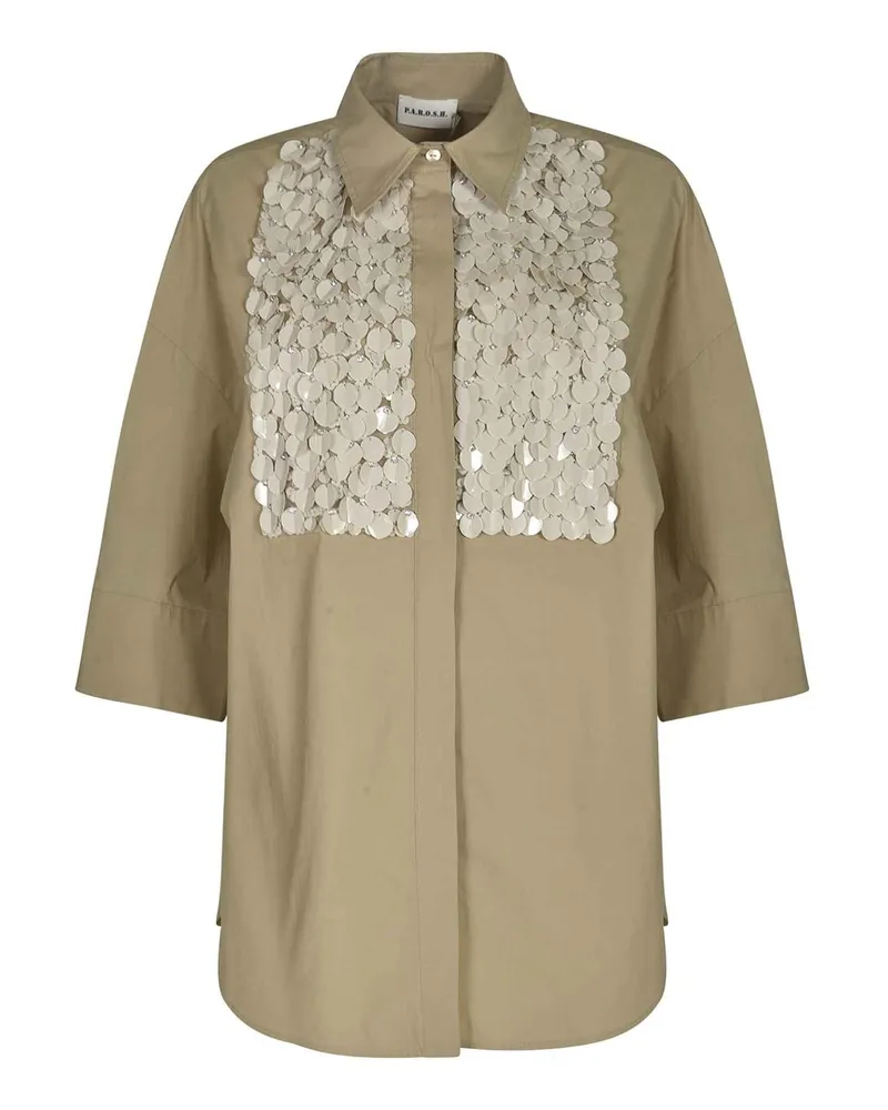 P.A.R.O.S.H. P. A.R. O.S. H. Hemd - Beige Beige