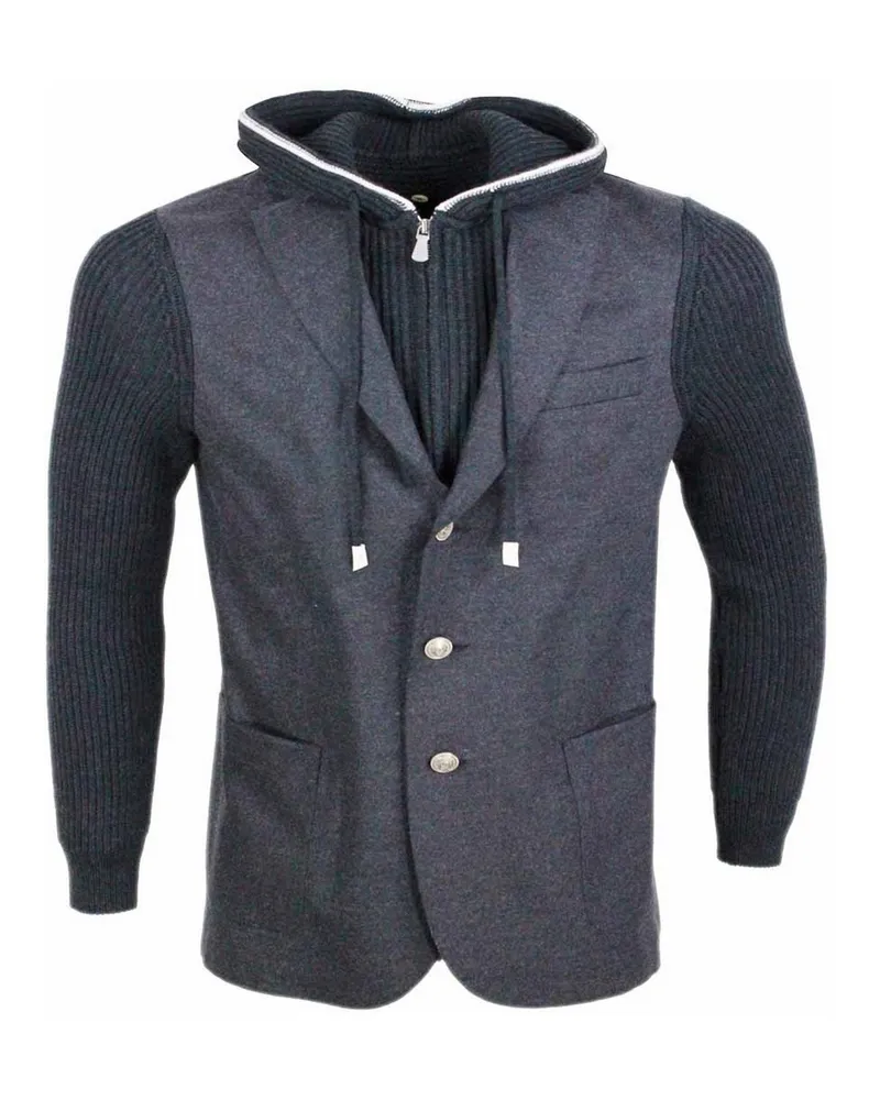 Eleventy Casualjacke - Grau Grau
